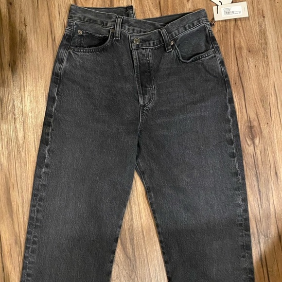 NEW Agolde Criss Cross Straight Jeans - Picture 2 of 7